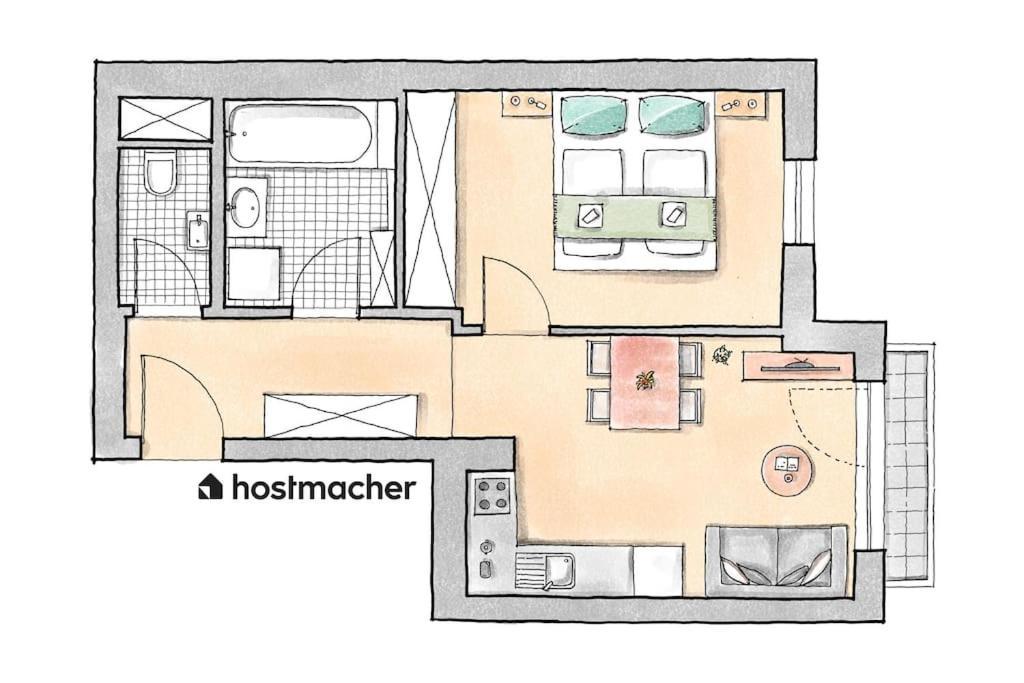 Trendy 1Br, Direct City Access By Hm Vídeň Exteriér fotografie